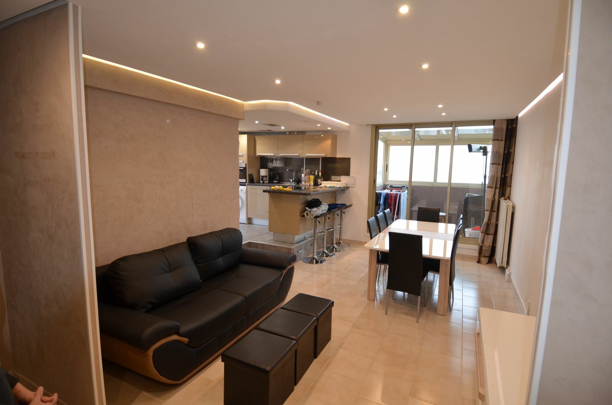 Appartement Rooftop 8 Personnes Grande Terrasse Avec Parking Quartier Aeroport Nice Dış mekan fotoğraf